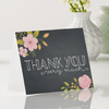 Turquoise Green Thank You For Your Order Business Cards