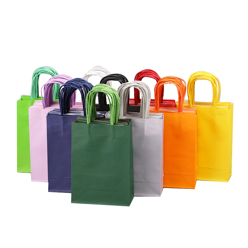 Promotional Gift Custom Made Shopping Craft Paper Bag Decoration