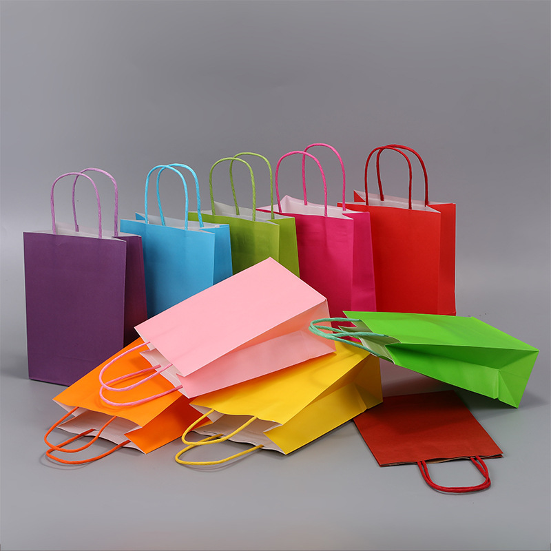 Extra Large Brown Craft Paper Shopping Gift Packaging Bags For Women Retail Clothes Custom